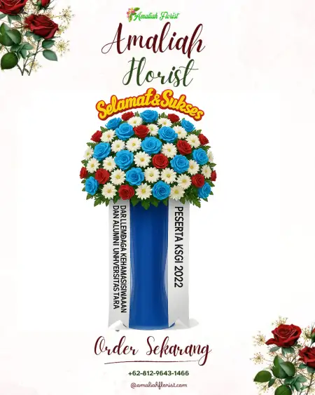Standing Flowers Kelam Tengah